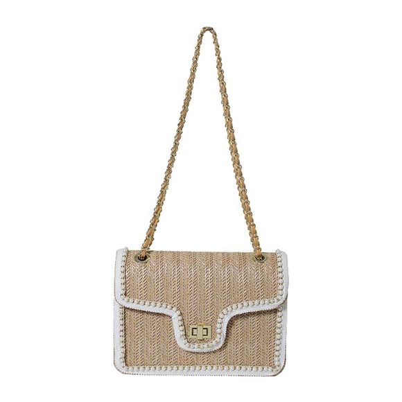 Straw Crossbody Bags Summer Shoulder Satchel Purses Beach Clutch :] - Picture 1 of 6
